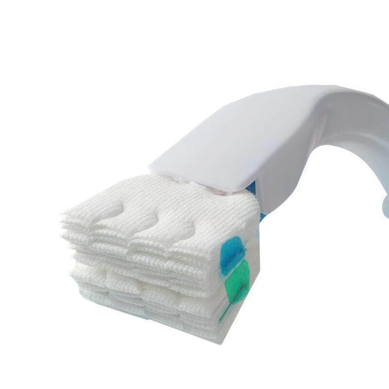 Disposable Convenient Bathroom Toilet Cleaning Brush Set with Flushable Refills (OEM & Wholesale Supply)