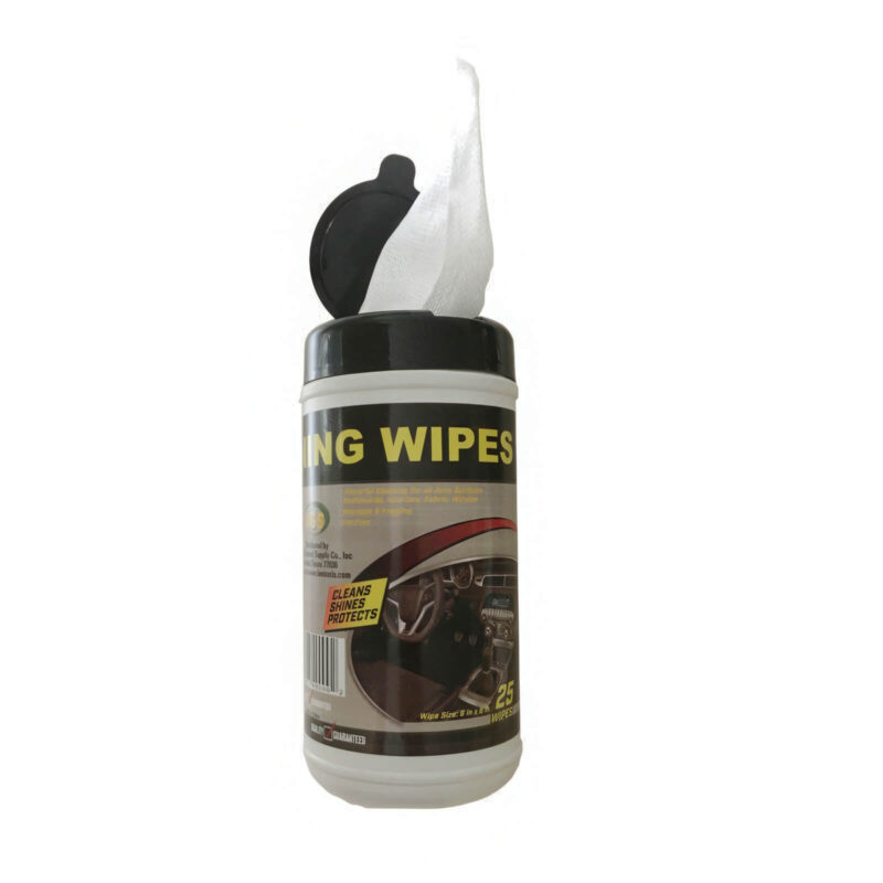 Disposable Automotive Cleaning Wipes Heavy Duty Car Cleaning Wipes in Canister (OEM & Wholesale Supply)
