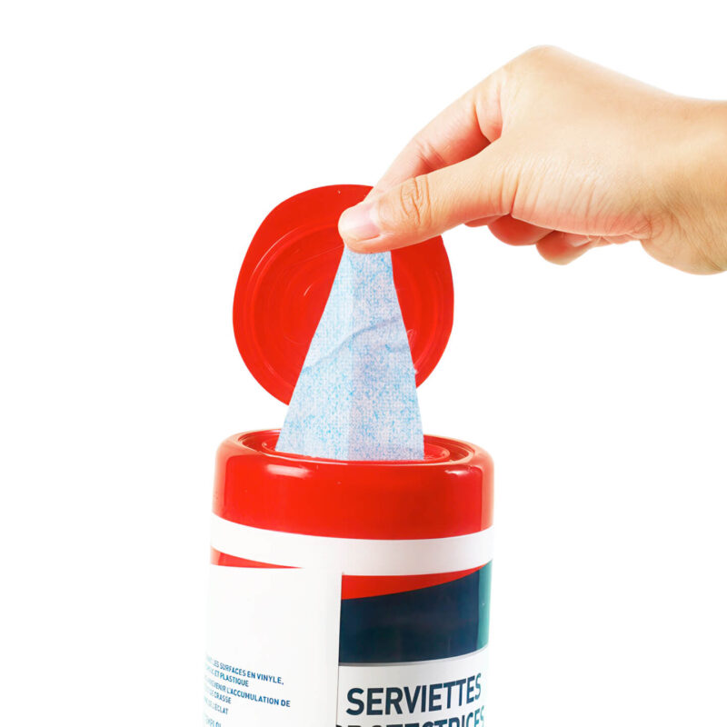 Multi-Purpose Disposable Car Cleaning Wipes in Canister Heavy Duty Automotive Wet Wipes (OEM & Wholesale Supply)