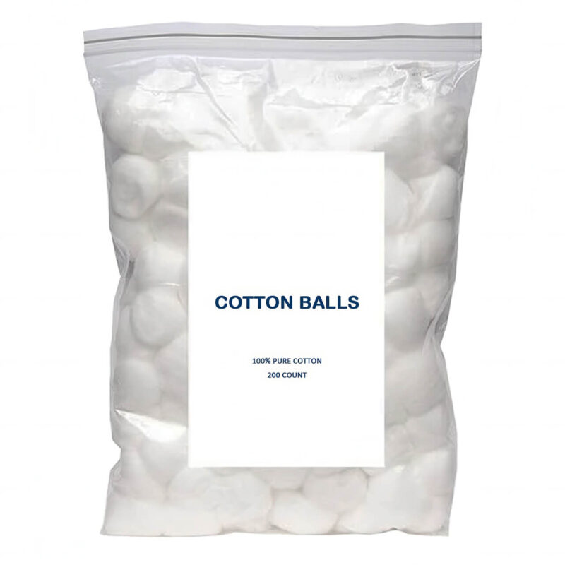 Disposable Absorbent Pure White Cotton Balls Surgical & Cosmetic Use OEM Factory